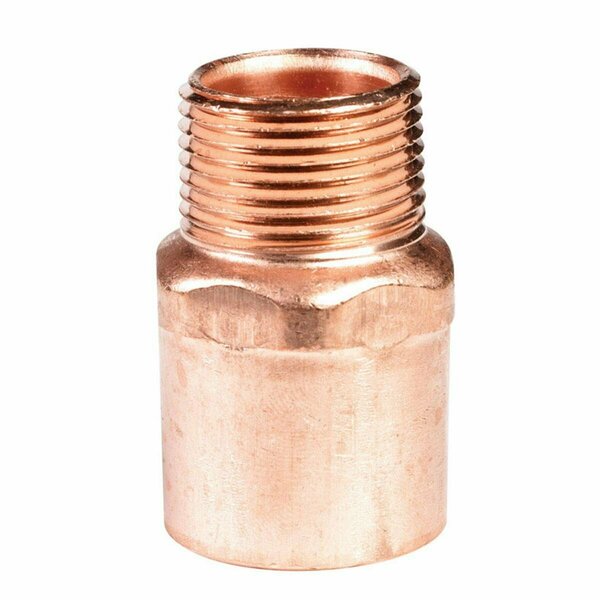 Sticky Situation 1 in. Copper x 0.25 in. dia. MIP Copper Pipe Adapter ST2739218